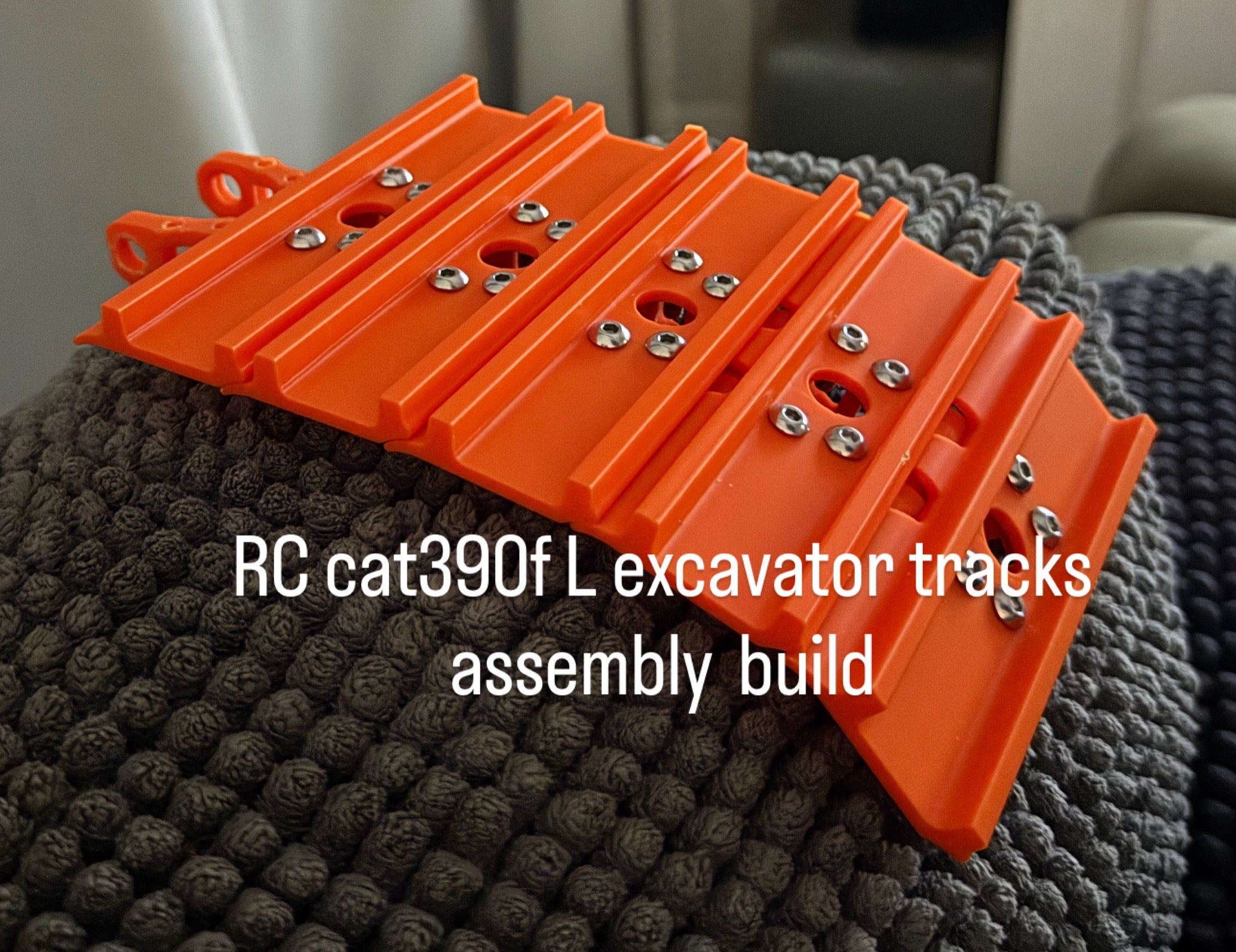 CAT 390F Track Pads/Shoes - 3D Printed (1/8 Scale)