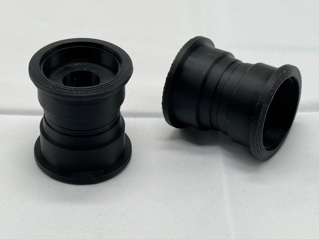 CAT 390F Track Load Roller Complete Kit - 18 Rollers & 36 Bearings - 3D Printed (1/8 Scale)