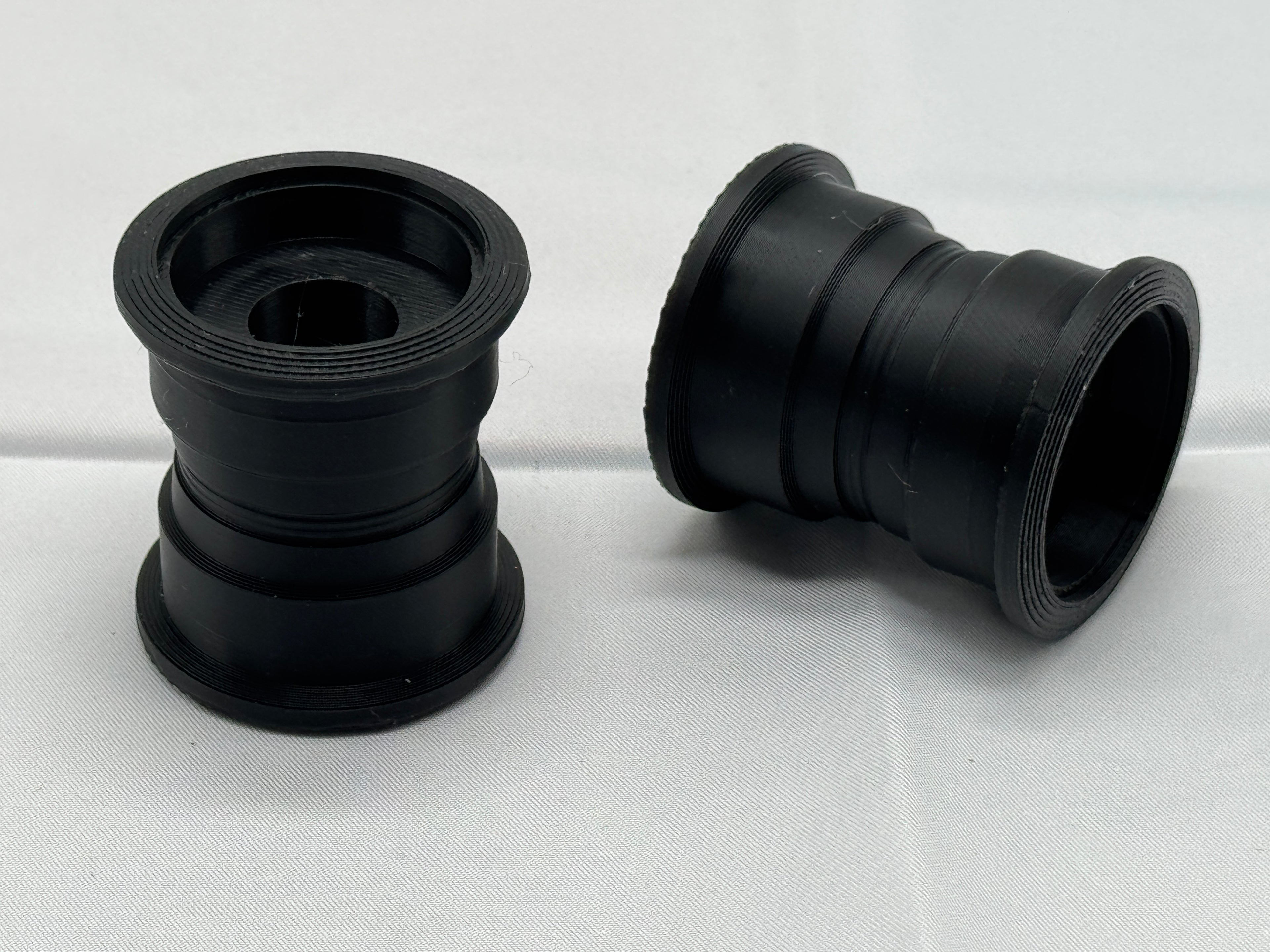CAT 390F Track Load Rollers - Full Set of 18 - 3D Printed (1/8 Scale)