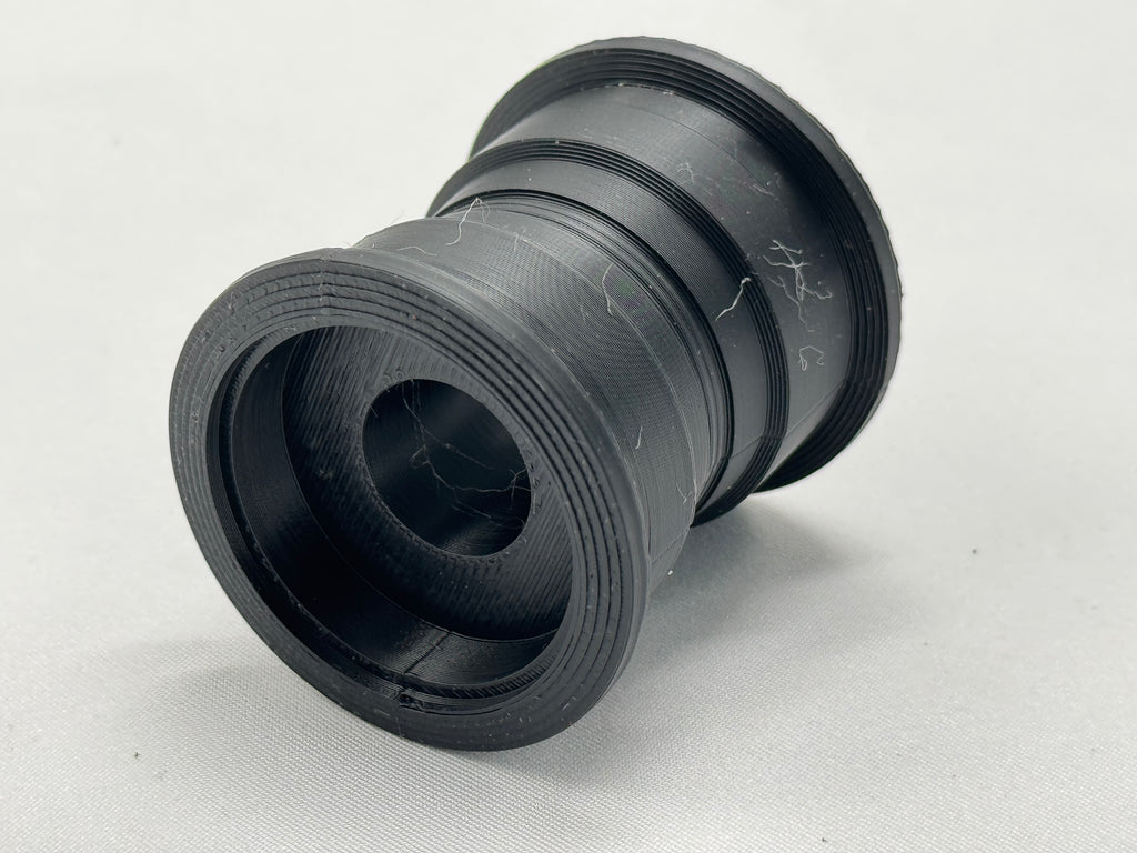 CAT 390F Track Load Roller Complete Kit - 18 Rollers & 36 Bearings - 3D Printed (1/8 Scale)