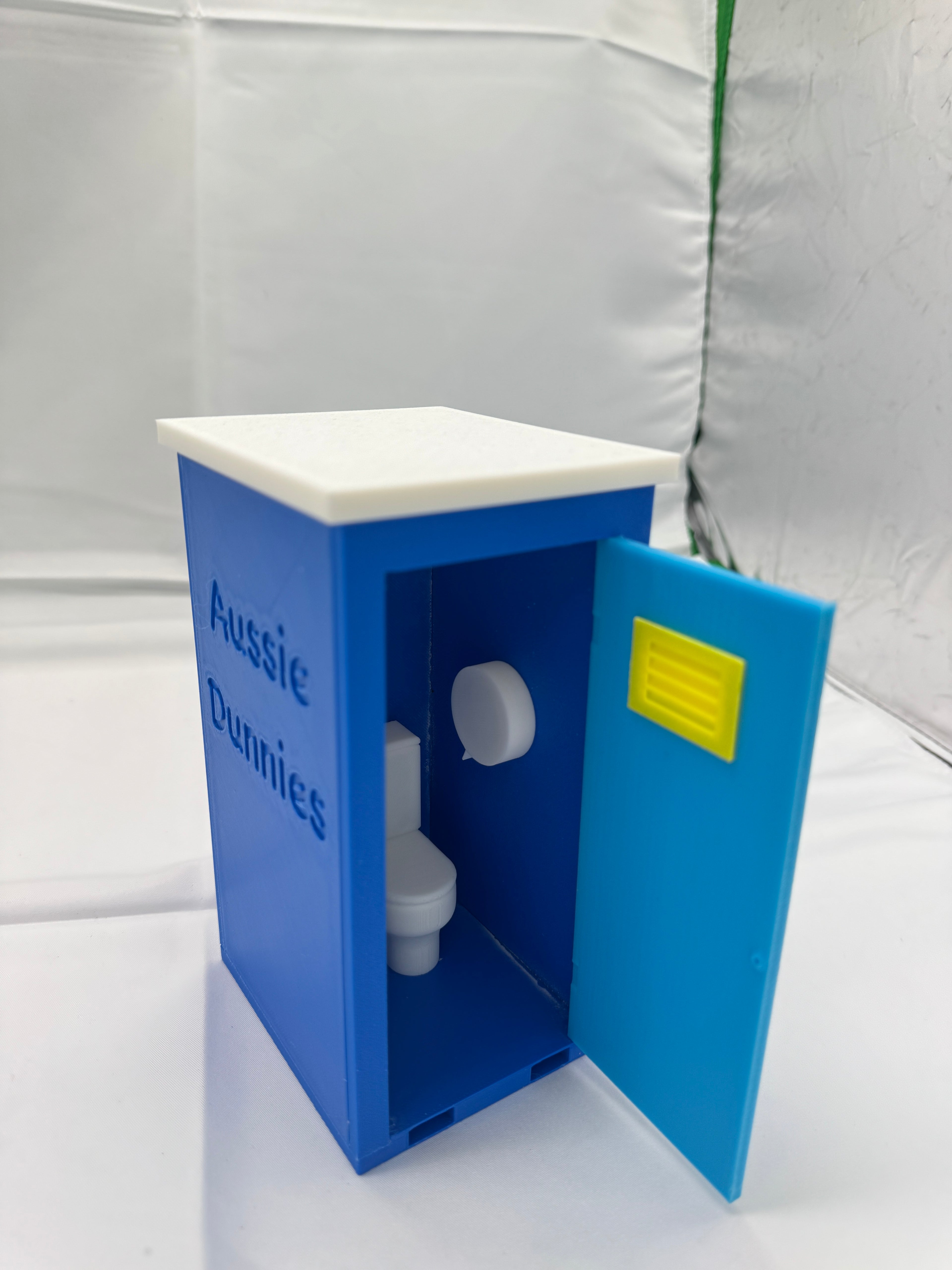 1/14 Scale RC Construction Site Portaloo (Aussie Dunny) - 3D Printed