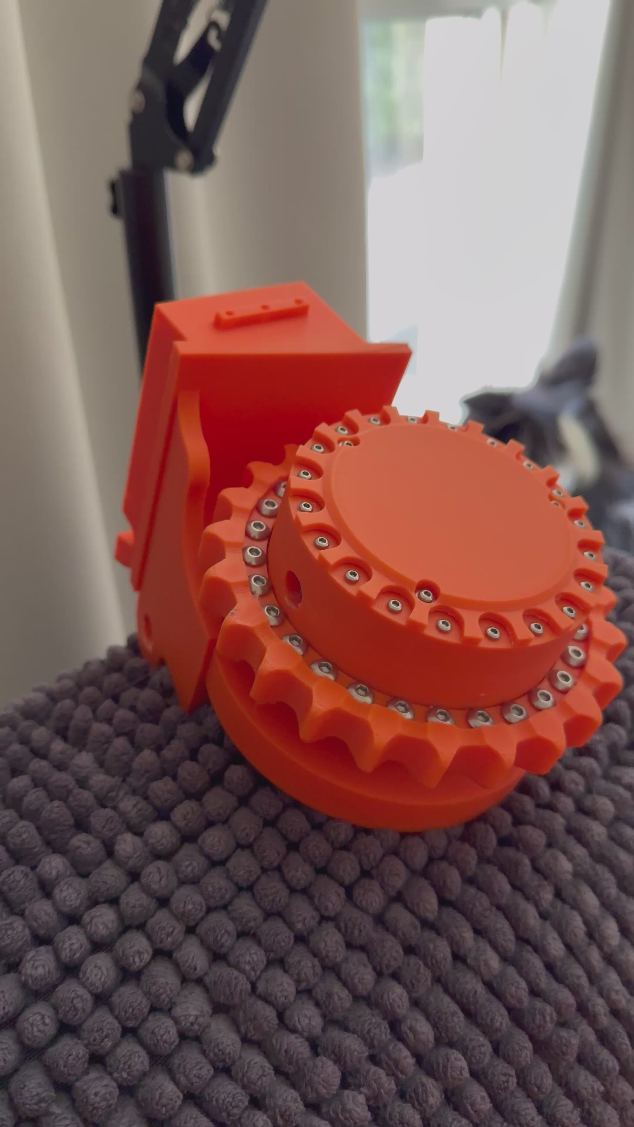 CAT 390F Drive Sprocket Assembly - 3D Printed (1/8 Scale)